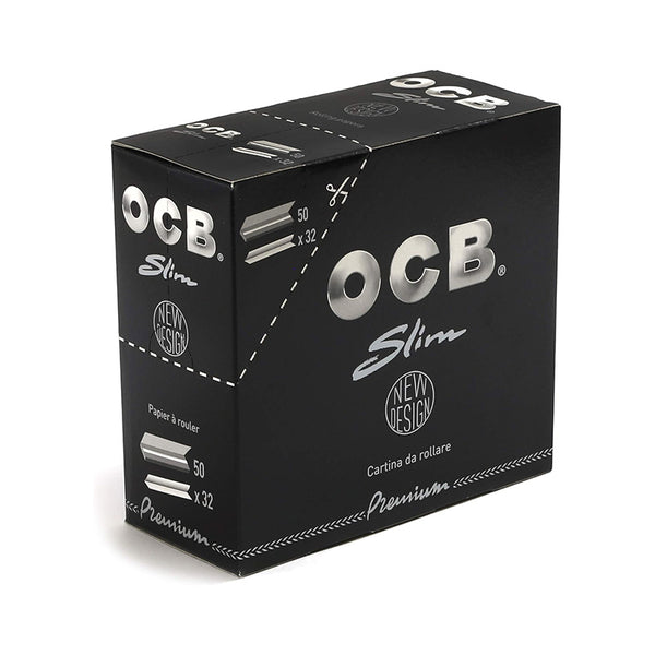 OCB Slim Premium Rolling Papers (Box of 32)