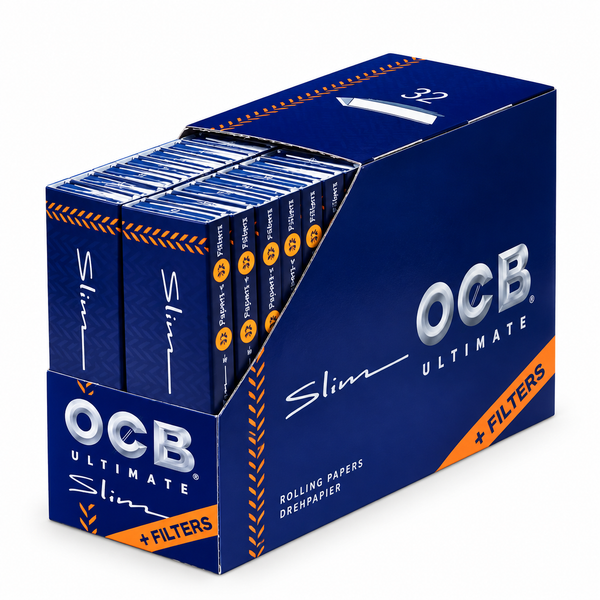 OCB Ultimate Slim with Tips (Box of 32)