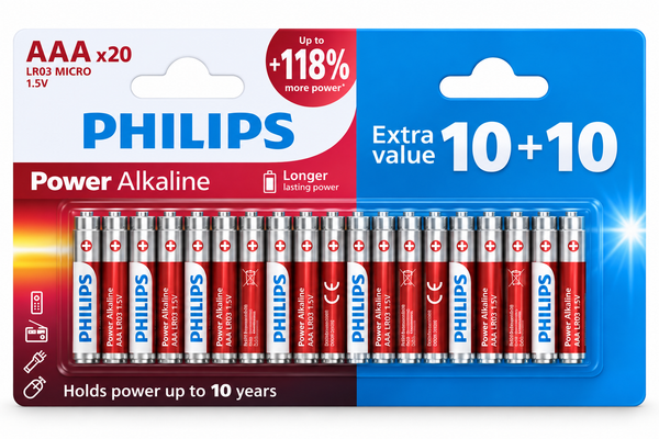 Philips x Barcelona FC AAA Battery 20 pcs RRP £6.99
