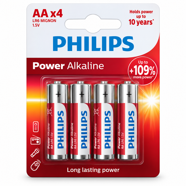 Philips x Barcelona FC AA Battery 4 pcs RRP £2.99