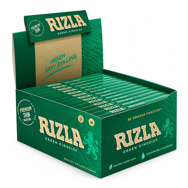 Rizla Green Kingsize Rolling Papers (Box of 50)