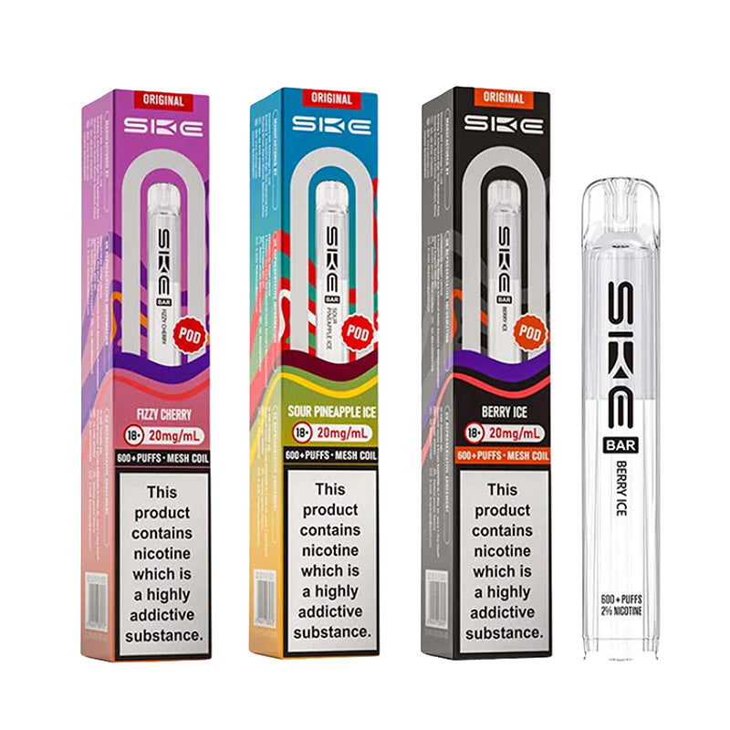 SKE Crystal Bar 600 Replacement Pods (Box of 10)