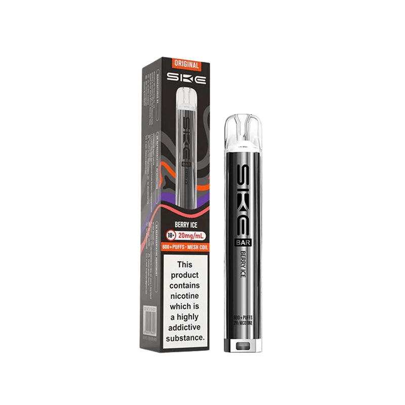 SKE Crystal 600 Rechargeable Prefilled Pod Kit (Box of 10)