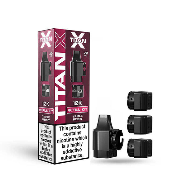 Titan X Prefilled Pod + Refills (Box of 10)