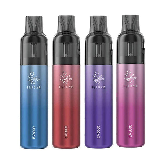 Elf Bar EV5000 Rechargeable Reusable Vape Kit (Box of 10)