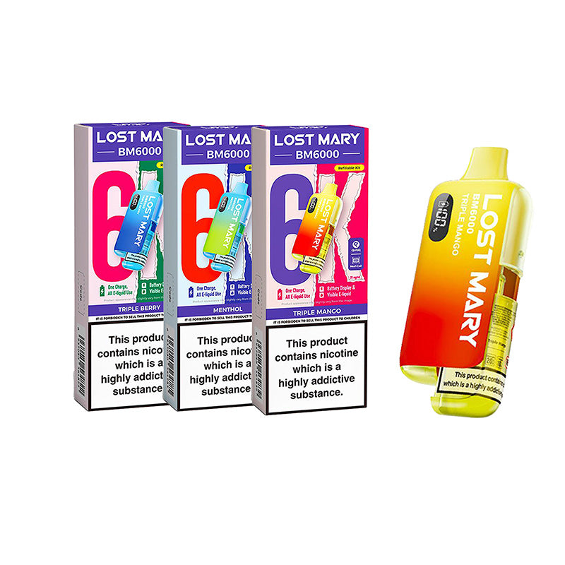 Lost Mary BM6000 Rechargeable Vape Kit (Box of 5)