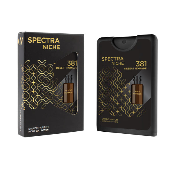 Spectra 381 Desert Nomade 18ml pocket perfume with packaging