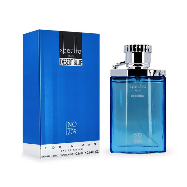 Spectra 209 Desert Blue Eau de Parfum 25ml bottle and packaging