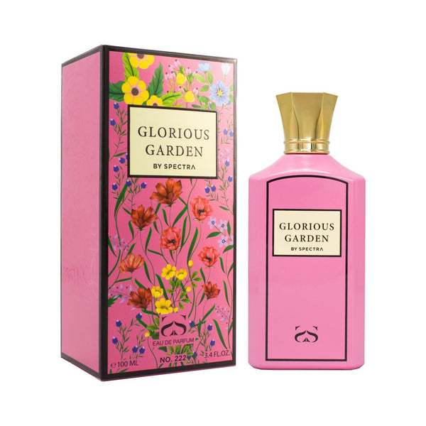 Spectra 222 Glorious Garden Eau de Parfum 100ml bottle and packaging