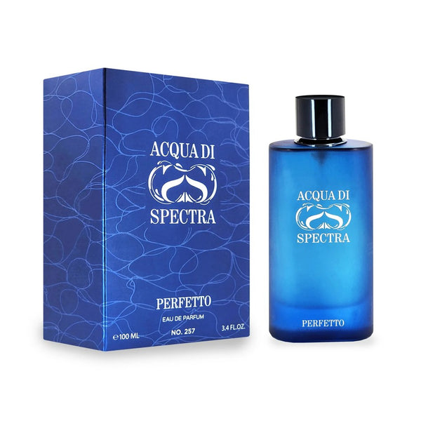 Spectra 257 Aqua Di Perfetto Eau de Parfum 100ml bottle and packaging