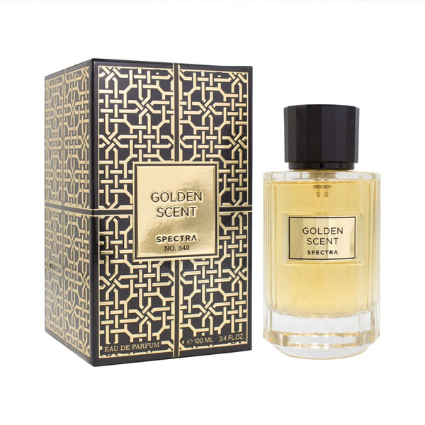 Spectra 342 GOLDEN SCENT Eau de Parfum 100ml bottle and packaging